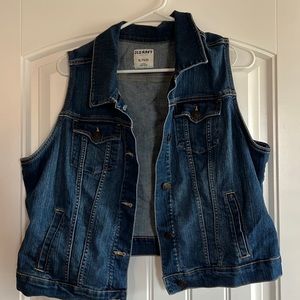 Old Navy sleeveless Jean vest